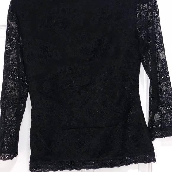 Black Lace Blouse - Picture 2 of 3